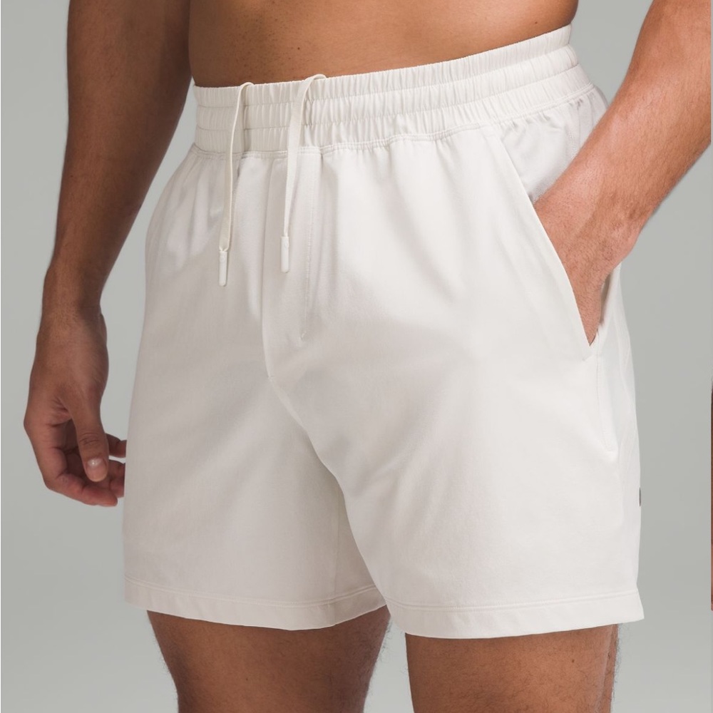lululemon pace breaker White 5 inch Shorts